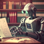 titus-robot-sitting-in-a-library