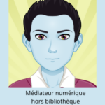 portrait médiateur numérique hors bibliothèque